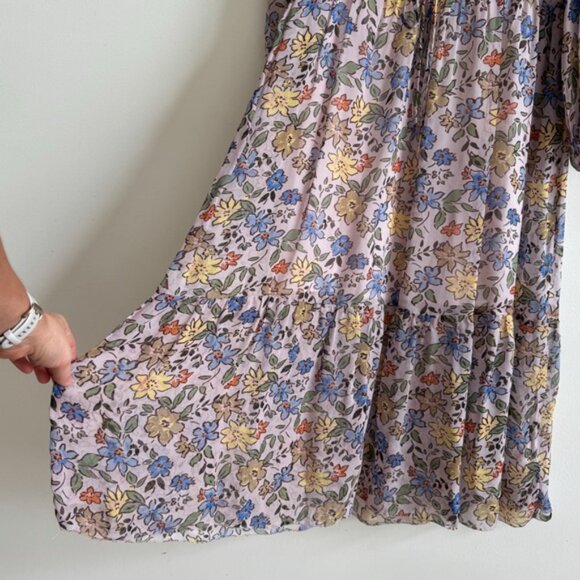 VELVET • Priscilla Printed Boho Dress in Buttercup - Picture 6 of 16